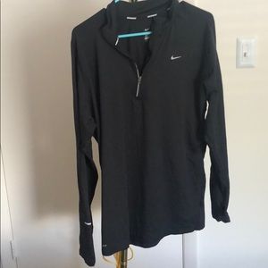 Black long sleeved Nike pullover